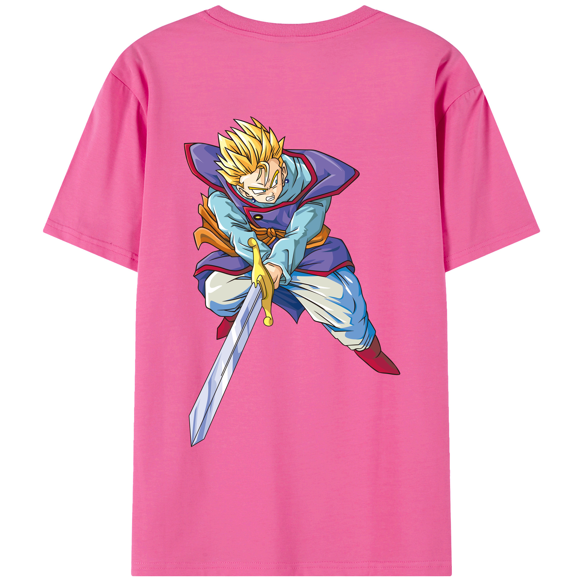（画像用） ドラゴンボール DRAGON BALL レディース半袖Tシャツ(バックプリント)